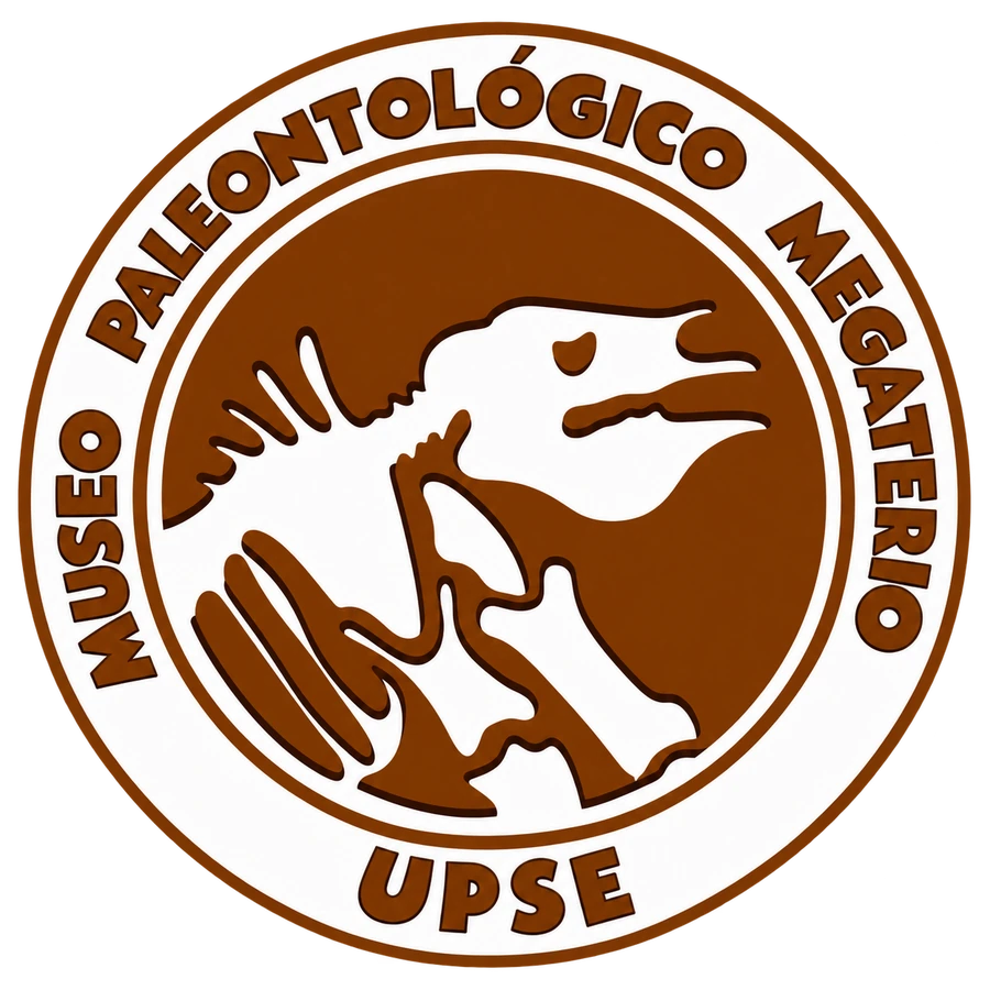 Emblema circular del Museo Paleontológico Megaterio UPSE